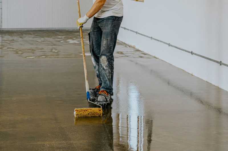 Basement Concrete Polishing